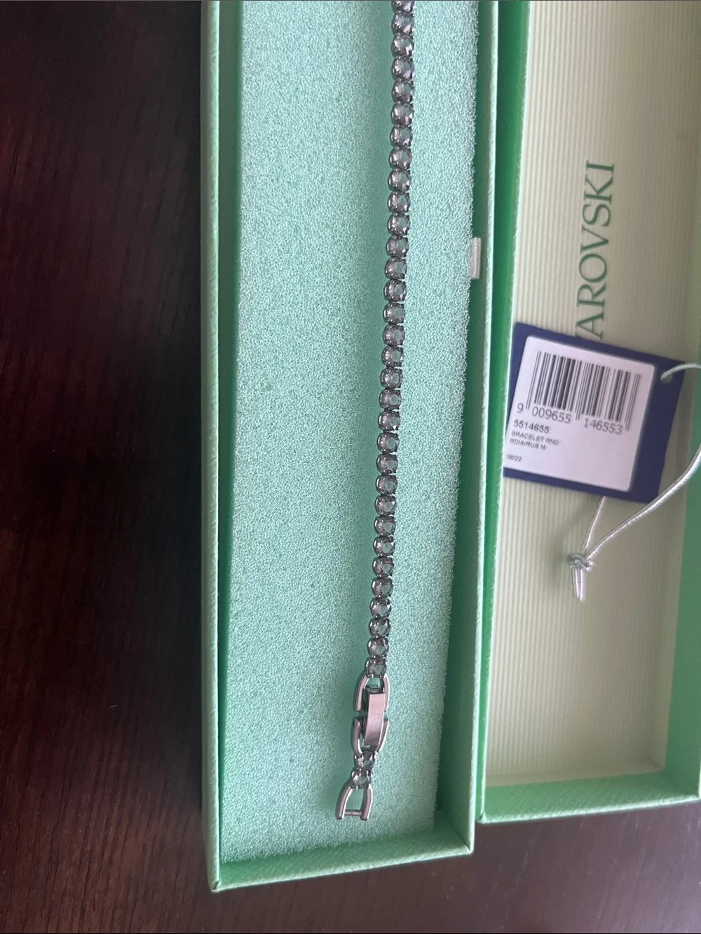Swarovski Silver Crystal Link Bracelet